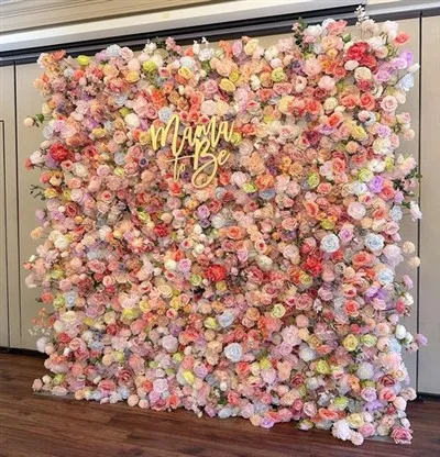 Blumenwand